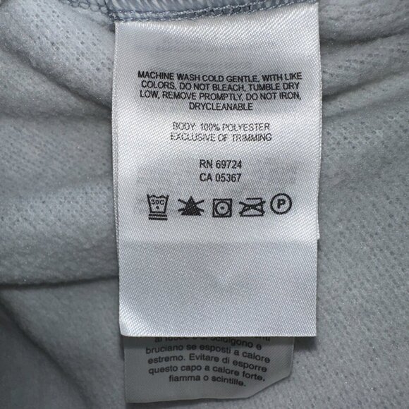 Columbia Top Womens Medium Turtleneck Sweatshirt Gray Heathered Split Hem Pullov - Picture 6 of 8